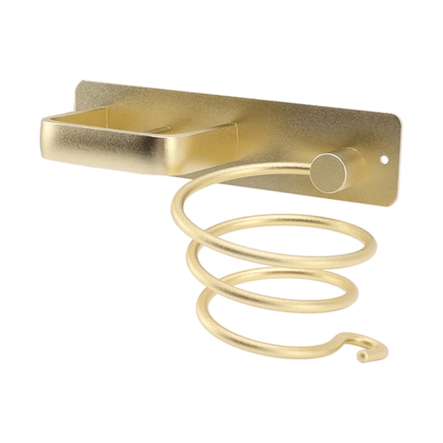 Estante de almacenamiento para baño Jadeshay soporte para secador de pelo de Aluminio espacial