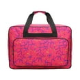 thumbnail image 1 of Abbracc Handbag Large Capacity Holder Portable Sewing Machine Carrying Case Pockets Rose red, 1 of 9