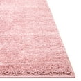 thumbnail image 3 of Well Woven Madison Shag Piper Pink Ethnic Modern Shag Solid Plain 3'11" x 5'3" Area Rug, 3 of 7