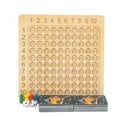 thumbnail image 1 of Fiudx Tablero de Rompecabezas Matemático, Atractivo Juego de Tabla de Multiplicar, Divertida Actividad de Suma y Resta, Herramienta de Aprendizaje Interactiva, para Uso En El Aula o En Casa, Regalo I, 1 of 6