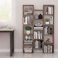 thumbnail image 3 of Tribesigns Modern Bookcase, 5-Shelf Storage Organizer Bookshelf with 14-Cube Display Book Shelf for Home Office, Living Room and Bedroom, 3 of 7