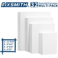 thumbnail image 5 of FIXSMITH Painting Canvas Panels Multi Pack- 5x7,8x10,9x12,11x14 (8 of Each),Set of 32,100% Cotton,Primed White Canvases,for Acrylic,Oil,Other Wet or Dry Art Media,Art Gift, 5 of 5
