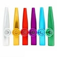thumbnail image 3 of Metal Kazoo Harmonica Mouth Flute Kids Party Gift Musical Instrument Z4D0, 3 of 6