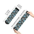 thumbnail image 4 of Fuzoiu Blue Excavator Print Adult Socks, Crew Moisture-wicking Socks, Unisex Cushion Crew Socks,Casual Sports Ankle Socks, 4 of 7