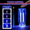 thumbnail image 3 of 2PCS Car USB Night Lights, Touch Dimmable Vehicle Interior Ambient Lamp, Portable Retro Glass LED Light for Auto Decorations, Bedroom, Office, Travel, Camping, Gifts for Women and Men, 3 of 7