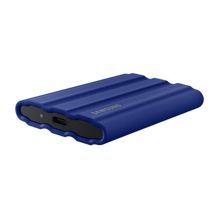 Samsung - T7 Shield 1TB External USB 3.2 Gen 2 Rugged SSD IP65 Water Resistant - Blue