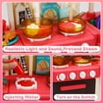 thumbnail image 5 of JoyStone 47PCS Kids Kitchen Playset,Play Kitchen Toy with Realistic Lights & Sounds,Pretend Steam, Play Sink & Oven, Pretend Play Food with Toddler, 5 of 10