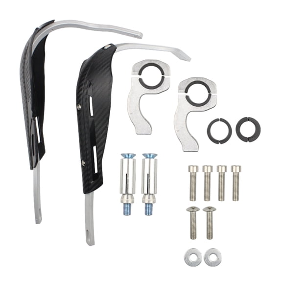 Motorcycle Handguards 7/8" 22mm Universal Hand Guards Black