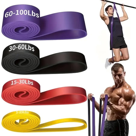 Pull Up Assistance Bands,Stretch Workout Bands for Men & Women,Exercise Bands Resistance Bands Set for Full-Body Training,Fitness,Physical Therapy