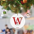 thumbnail image 2 of Rbaofujie Christmas Decorations Outside Christmas Tree Decoration Pendant Personalized Christmas 26 Letter Decoration, Christmas Tree Decoration Christmas Gift Christmas Decorations Indoor, 2 of 3