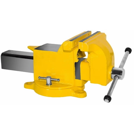 Combination Bench Vise - Yost 905-Hv High Visibility All Steel Utility Combination Pipe and Bench Vise