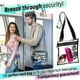 thumbnail image 2 of Bolso bandolera transparente aprobado para estadios. Pequeño bolso de pecho transparente para mujeres y hombres, ideal para destacar en partidos, eventos y conciertos., 2 of 3