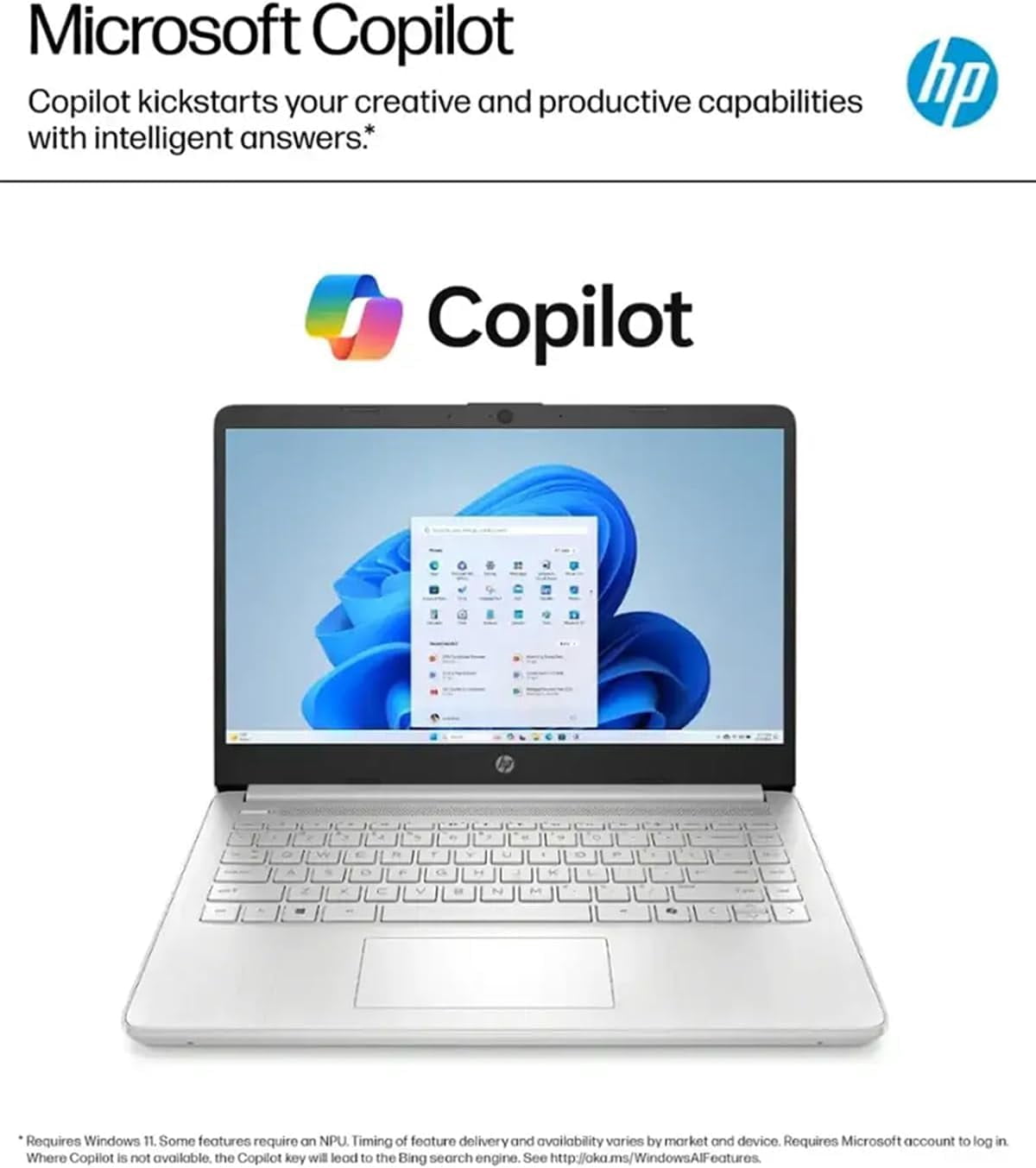 HP 2025 14" Business Student Laptop Computer, Quad Core Intel N150 Processor, 16GB RAM, 384GB Storage(128GB UFS + 256GB MSD), 1 Year Microsoft Office 365, Windows 11 Pro, Copilot AI, Wi-Fi 6