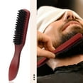 thumbnail image 2 of Cleaning Brush Boar Brush Hair Plating Brush for Cleaning Hair and Beard - Ideal for Men and Women - Versatile Bun Brush for Smooth Styling, 2 of 9