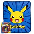 thumbnail image 3 of Pokemon Throw Blanket, "Burst Pika", Silk Touch, 100% Polyester, 46" x 60", 1 each, 3 of 8