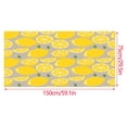thumbnail image 3 of Fnyoxu 30x60 Inch Microfiber Beach Towel - 350gsm Quick Dry & Sand-Free Design, Oversized Lightweight Travel Towel for Family, Pool, Beach & Camping, Lemon Pattern, 3 of 6