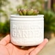thumbnail image 1 of Maceta para Suculentas | Maceta Decorativa de Plástico Duradero para Interior | Acabado Brillante | Base Antideslizante | Ideal para Plantas de Escritorio y Cactus | Blanco, Negro, Gris, 1 of 6