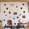 thumbnail image 2 of Adhesivos de pared de PVC con forma de manzana y cereza, fruta fresca, 30 x 90 cm, 2 of 3