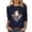 Z20-Navy-halloween shirts for women, variant on Qzwdhjm Halloween 3/4 Sleeve Tops for Women Pumpkin Crewneck Spooky Season Shirts Loose Casual Halloween Outdoor Tshirts