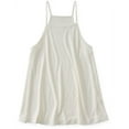 thumbnail image 2 of Aeropostale Womens High Neck Tank Top, Off-White, Juniors, Small, 2 of 2