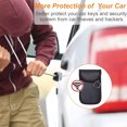thumbnail image 4 of Rfid Key Fob Protector, Stylish Signal Blocking Faraday Bag, Anti-Theft Car Security with Adjustable Size, Hook & Keyring for Easy Access, Carbon Fiber Texture for Durability and, 4 of 6