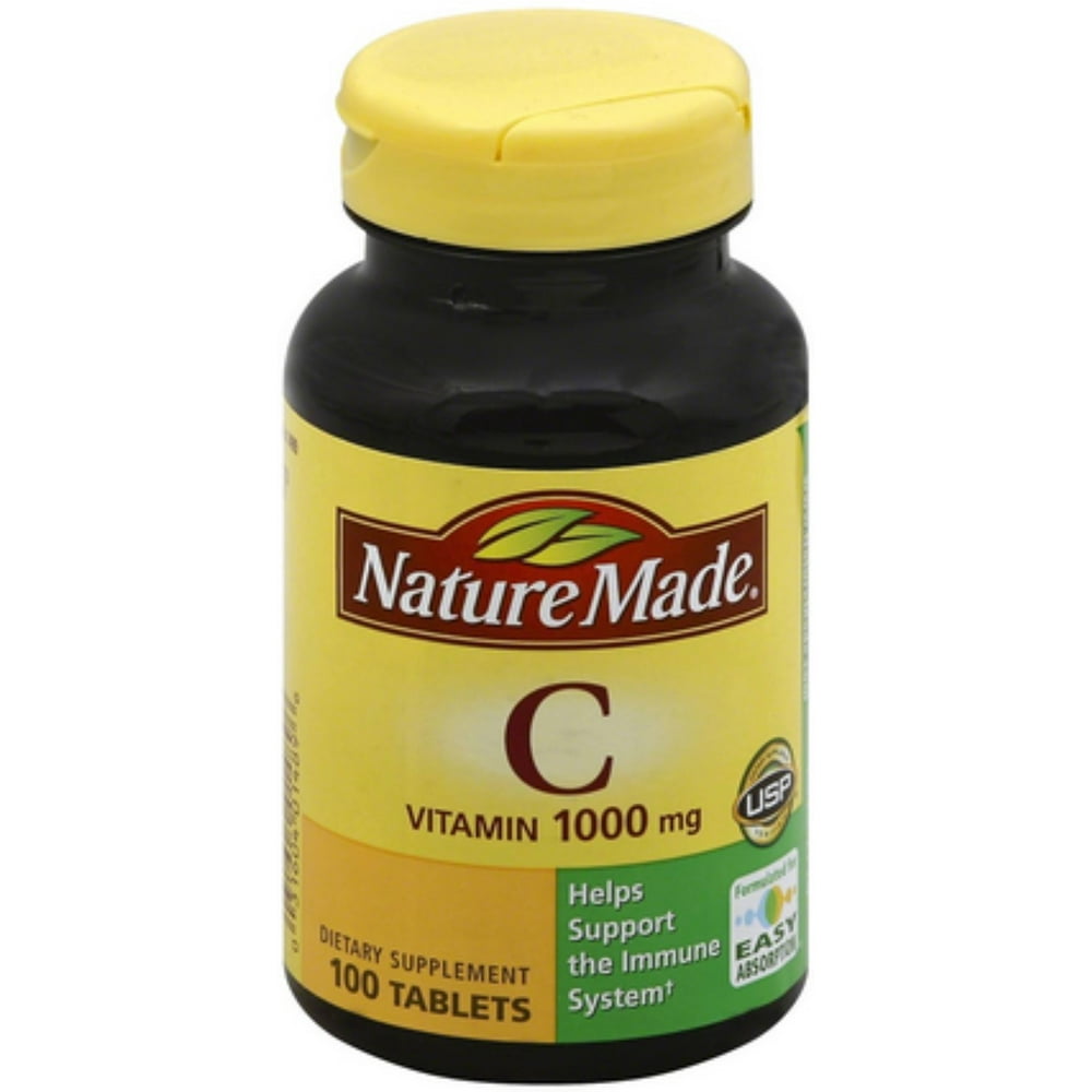 Nature Made Vitamin C 1000 mg Tablets 100 ea (Pack of 2)