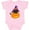 AD-Pink, variant on Black Cat, Pumpkin, Cat With Witch Hat, Halloween Boys or Girls Baby Bodysuit