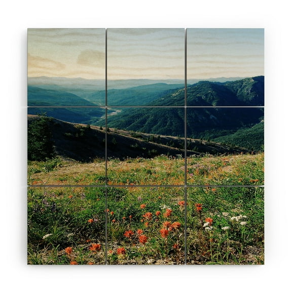 Society6 Kevin Russ Gifford Pinchot National Forest 3' x 3' Wood Wall Mural