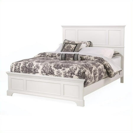 Naples White King Bed