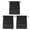Black, variant on M Buder Nylon Drawstring Bag, Waterproof & Dustproof Storage Bags for Shoes, Clothes Travel Organizer Pack (3-Pack, Black, 10.6x13.4 inches / 27x34 cm)