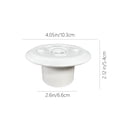 thumbnail image 3 of Fiudx Rebosadero de Piscina Abs Blanco - Interfaz de 5 Cm (1,97"), Rejilla En Forma de Flor de 10,3 X 10,3 X 5,4 Cm para Una Distribución y Drenaje Eficientes Del Agua - Accesorio para Piscinas, 3 of 6