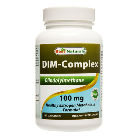 Best Naturals DIM Complex 100 mg, 120 Ct (Best Natural Anti Estrogen)