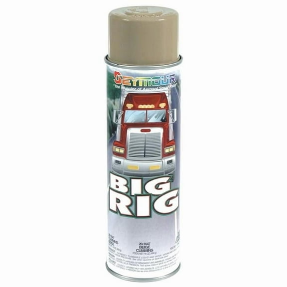 Seymour of Sycamore 20-1647 20 oz Big Rig Professional Coatings, Cummins Beige - Pack of 6