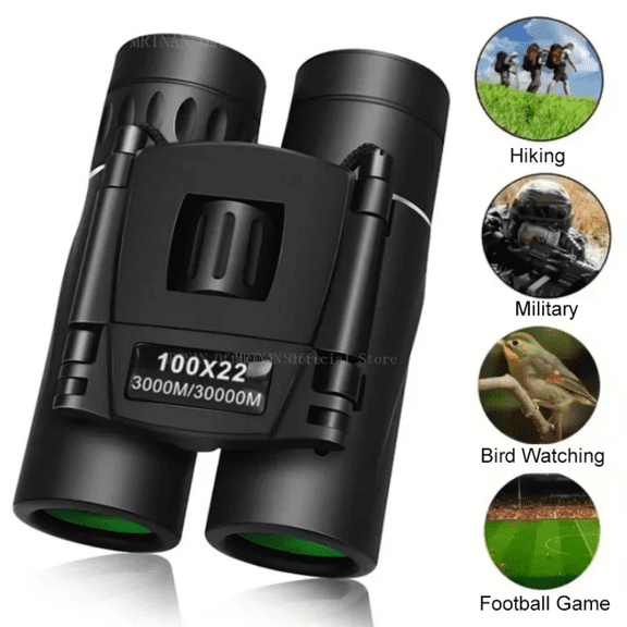 100x22 Zoom HD Telescope Professional BAK4 Powerful Binoculars Long Range Portable Monocular or Camping Tourism Outdoor