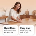 thumbnail image 4 of Beeswax Furniture Polish, Beeswax Wood Polish, Beeswax Essential Oil, Floor Restore-Eez, 120Ml Portable 4Oz Beeswax Wood Care Complete Kit That Is Paired with 1 Precision, 4 of 7