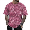 thumbnail image 1 of T-Shirt à Manches Courtes à Sequins Imprimés 3D pour Concerts et Fêtes, 1 of 4
