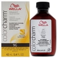 thumbnail image 1 of Tinte líquido permanente para cabello Color Charm - Rubio dorado puro suave 9G de Wella para unisex - Tinte para cabello de 1,42 oz Wella Color de pelo 1.4 oz, 1 of 3