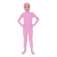 thumbnail image 3 of CAIVO Boys Zentai Romper Jumpsuit Performance Stage Show Tight Fitting Solid Color Coverall Onesie Jumpsuit For Kids Children Relaxed Fit Long Sleeve One-Pieces, 3 of 3