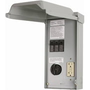 GE GE1LU502SS Unmetered RV Outlet Box, 70 Amp