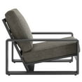 thumbnail image 5 of Lounge Chair Armchair Lounge Chair, Gray, Aluminum, Outdoor Patio Balcony Cafe Bistro Garden Hospitality Restaurant, Modern Contemporary, HB37962, 5 of 9