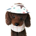 thumbnail image 3 of Pet Sun Hat Bow Collar Holiday Dress Up Cute Cat Dog Headwear Independence Day Accessories Pet Supplies Party Supplier for Puppy Kitten, 3 of 7