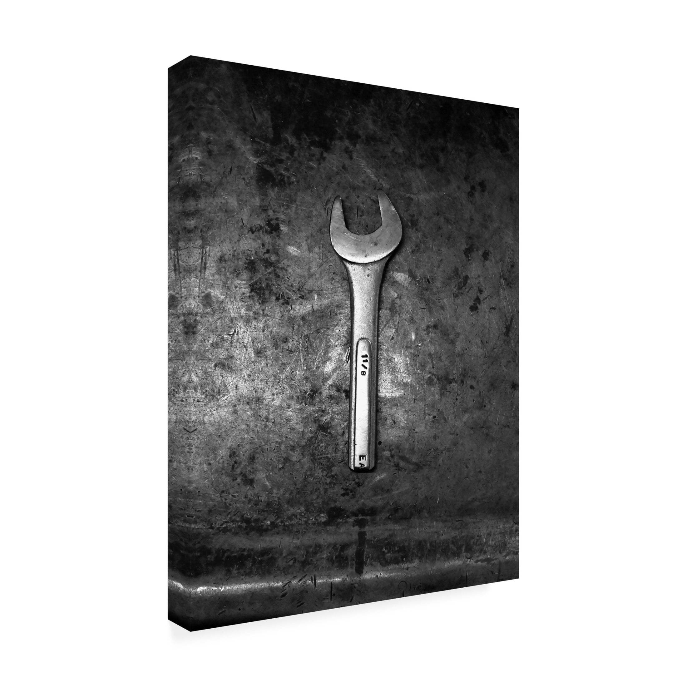 Canvas Wall Art - Clive Branson 'Broken Wrench' Wall Art for Living Room, Bedroom, or Office Décor by Trademark Fine Art - 18 x 24 Inches