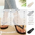 thumbnail image 3 of Sandals Women Slim Comfortable Flip Flops Summer Beach Thong Arch Support Non Slip, 3 of 8