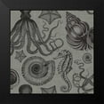 thumbnail image 2 of Pela Studio 12x12 Black Modern Framed Museum Art Print Titled - Coastal Farmhouse Pattern ID, 2 of 5