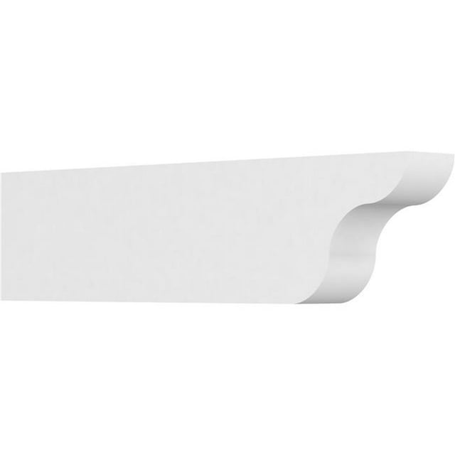 Ekena Millwork RFTP03X06X24CAR 6 x 3 x 24 Po Carmel Standard Qualité Architecturale PVC Queue de Chevron