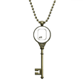 thumbnail image 1 of Keyboard Symbol Alt Art Deco Fashion Key Necklace Pendant Tray Embellished Chain, 1 of 3