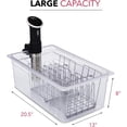 thumbnail image 4 of VFYGBNHU VÄESKE Sous Vide Container with Lid and Rack | Compatible with Most Sous Vide Cookers (12 QT  RACK), 4 of 6