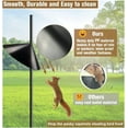 thumbnail image 2 of 12/14/16/18inch Upgrade Squirrel Baffle for Protecting Hanging Bird Feeders and Bird Houses, Wrap Around Squirrel Baffles, Bird Feeder Squirrel Guard, Outside Pole Bird House Guard for Shepherd Hooks, 2 of 5
