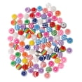 thumbnail image 2 of AMLESO 100 Pieces Mixed Color Round Resin Plastic Beads for DIY Jewelry Making Bracelet, 2 of 8