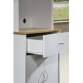 Hodedah Free Standing Kitchen White